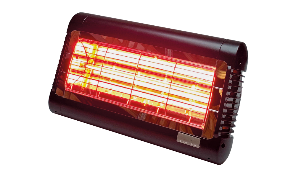 Infrarood terrasverwarmer Tansun Sorrento IP 2,0 kW zwart low glare