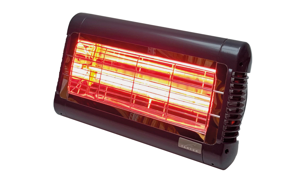 Infrarood terrasverwarmer 2000W antraciet IP24 Low Glare binnen/buiten