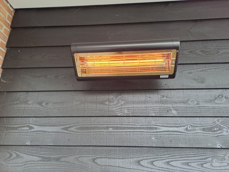 Infrarood terrasverwarmer 2,0 kW carbon | Tansun Monaco XL IP