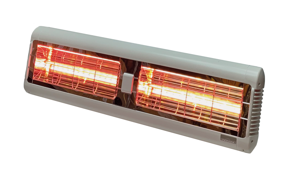 Infrarood terrasverwarmer Tansun Sorrento 3 kW wit Low Glare
