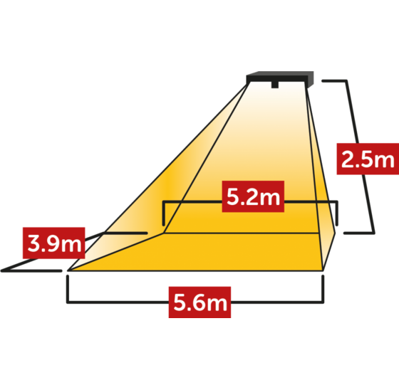 Terrasverwarming - Tansun Bahama IPD ultra low glare 3,0 kW wit