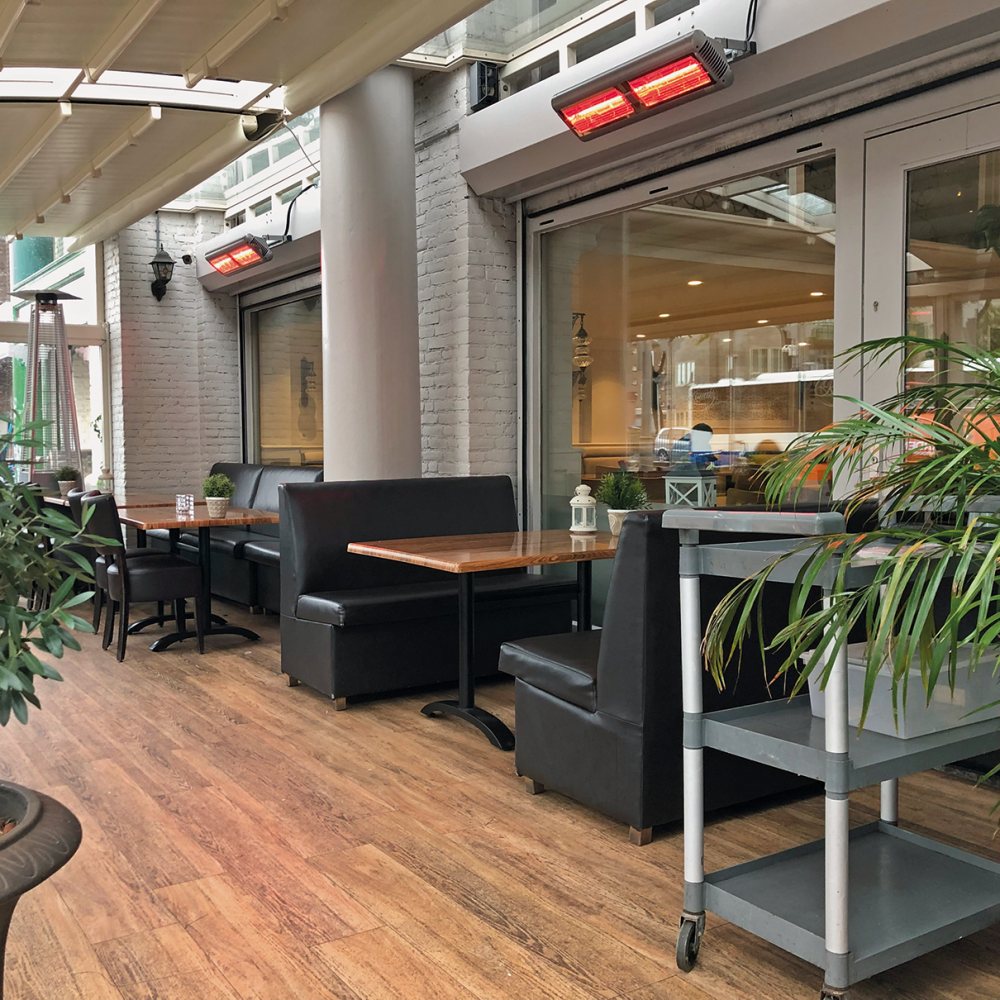 Tansun Monaco IPD Ultra Low Glare 3,0 kW Wit Terrasverwarming
