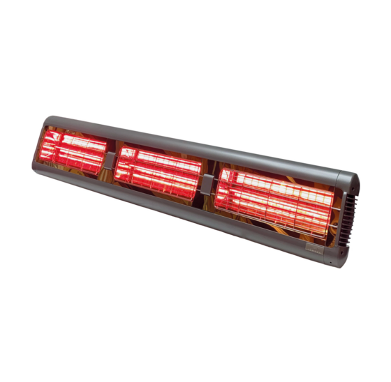 Terrasverwarming - Tansun Monaco IPT ultra low glare 4,5 kW titanium