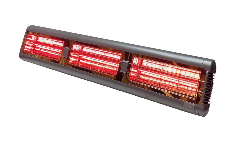 Terrasverwarmer Tansun Monaco IPT 4,5 kW titanium ultra low glare
