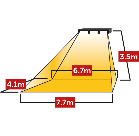 Terrasverwarming - Tansun Monaco XL IPT ultra Low Glare 7,2 kW antraciet