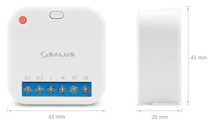 Salus RS600 rolluik relais draadloos