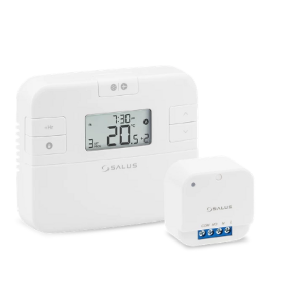 Salus RT510SR Draadloze Thermostaat met Inbouwontvanger