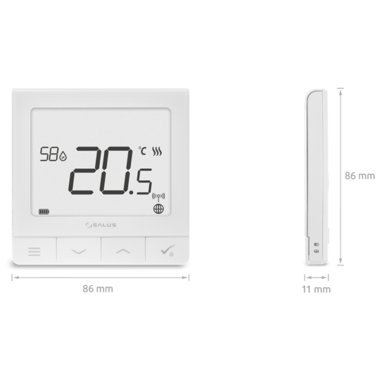 Salus SQ610RF Draadloze Thermostaat