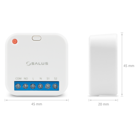 Salus SR600 Smart Relais - Draadloos Schakelcomponent