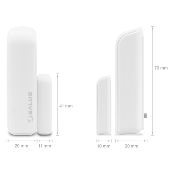 Salus SW600 Raam Deur Contact - Draadloze Smart Home Sensor