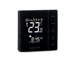 Thermostaten en bediening - Salus VS20BRF thermostaat draadloos zwart
