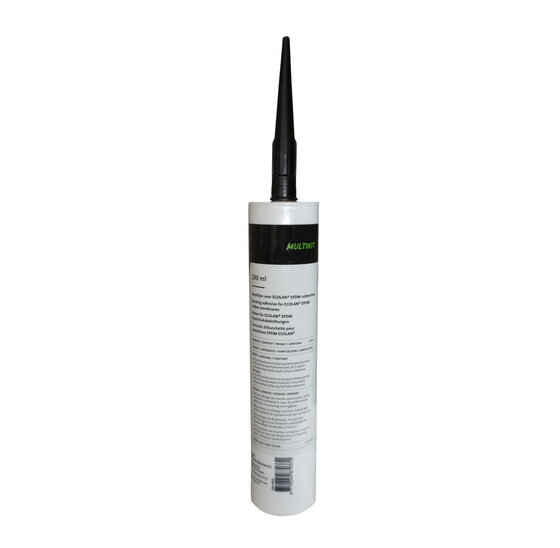 Wemekamp Lijmen - EPDM zwarte sealant kit KS 96 koker 290 ML verbruik ca. 7 meter