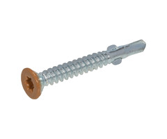 Proftec Schroeven - Proftec poortframeschroef vleugelteks bruin PK