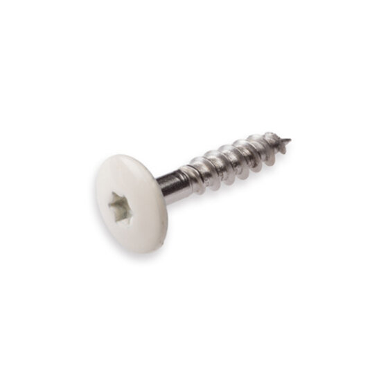 Standaard Schroeven - HPL schroef RVS-A2 TX-20 parelwit RAL 1013 4.8X25