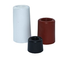 Wemekamp Klinkstellen, grendels en schuiven - Deurbuffer 35 mm rood