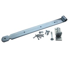 Wemekamp Deurbeslag sets - Heng-set+plaatduim/bevestiging verzinkt Ø 16 MM 500 MM