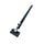 Hengen en duimen - Poortbeslag verstelbaar zwart/verzinkt M24 800x50x8 mm  plaat 150x80 mm hoogte en breedte verstelbaar