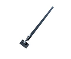 Verstelbaar poortbeslag M24 1200x50x8 mm - zwart/verzinkt
