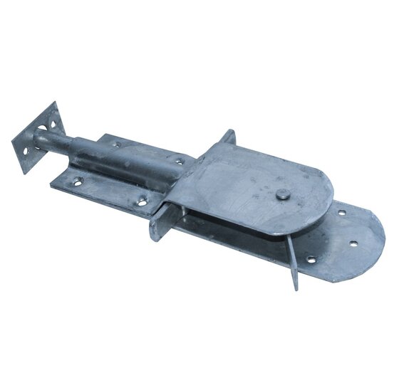 Wemekamp Zwaar beslag - Varkenshokgrendel zwaar thermisch verzinkt 225x65 MM ø 14 MM
