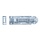Klinkstellen, grendels en schuiven - Schuifje met bocht verzinkt