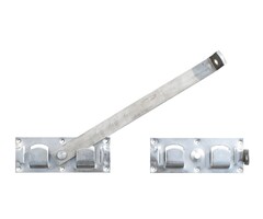 Wemekamp Klinkstellen, grendels en schuiven - Overslaggrendel RVS 450 MM