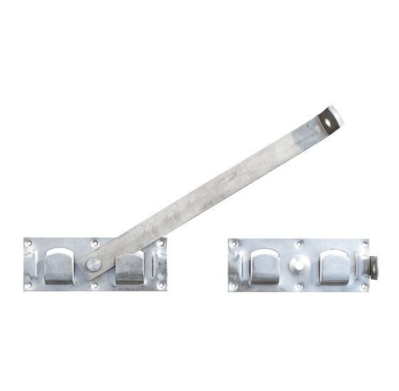 Wemekamp Klinkstellen, grendels en schuiven - Overslaggrendel RVS 450 MM