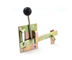 Wemekamp Klinkstellen, grendels en schuiven - Tuinheksluiting+kunststof knop verzinkt 100x80