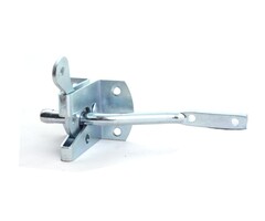 Automatische heksluiting+pen wit verzinkt