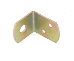 Wemekamp Schuttingbeslag en paalhouders - Uni-beslag hoek geel verzinkt 40x35x30 MM
