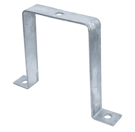 Wemekamp Schuttingbeslag en paalhouders - Regenpijpbeugel verzinkt 137x110x137 MM