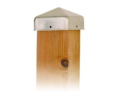 Wemekamp Paal-ornament piramide RVS - Decoratieve paalkap
