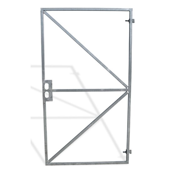 Wemekamp Poortframes - Poortframe met slotkast en garnituur verstelbaar universeel H180xB100 CM
