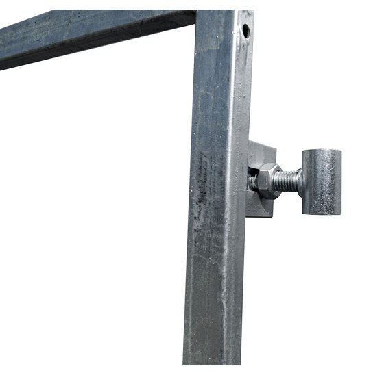 Wemekamp Poortframes - Poortframe met slotkast en garnituur verstelbaar universeel H180xB100 CM