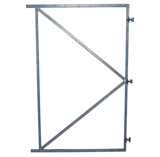 Wemekamp Poortframes - Poortframe met 3 verstelbare ophangpunten verzinkt H180xB100 CM