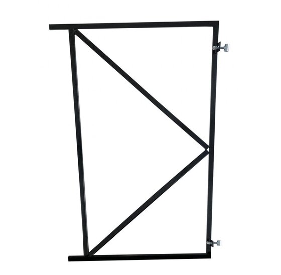 Wemekamp Poortframe 2 verstelbare ophangpunten zwart 155x90 cm