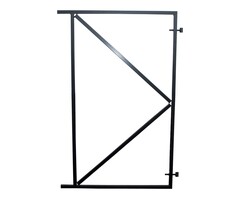 Wemekamp Poortframe Zwart Verstelbaar 155x100 cm