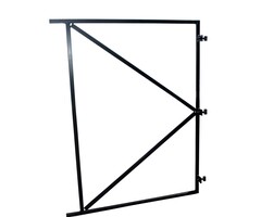 Wemekamp Poortframe Verstelbaar Zwart 155x130 cm - 3 Ophangpunten