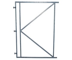 Wemekamp Poortframe Verzinkt 200x100 cm Horizontale Bekleding