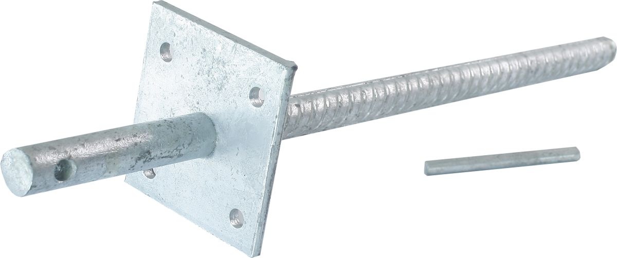 Wemekamp Pergolasteun geribbelde stift verzinkt ø24x400 mm