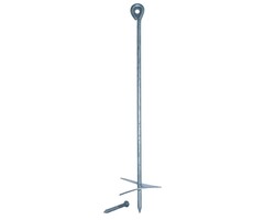Grondanker Thermisch Verzinkt met Schijf 100mm 10x500mm