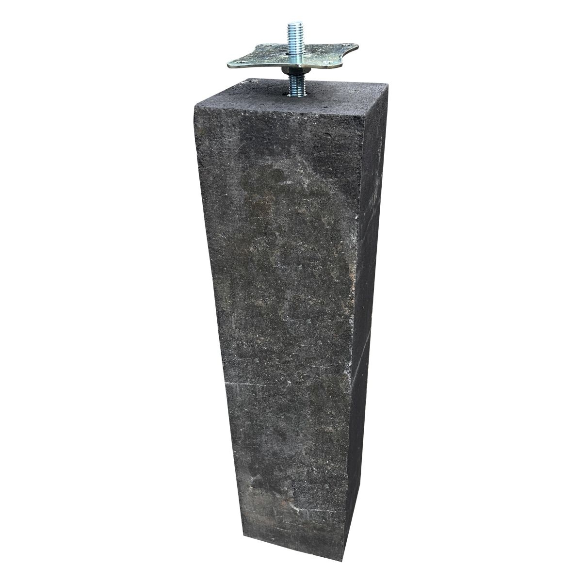 Wemekamp Betonpoer M16 12x12x60 cm Antraciet Verstelbaar