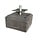 Betonpoer M20 18x18x10 cm Antraciet Verstelbare Plaat