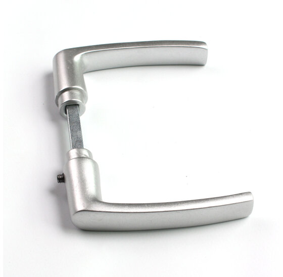 Wemekamp Deurkruk Blokmodel 332/2 Aluminium F1 Verlengde Stift 54-61mm