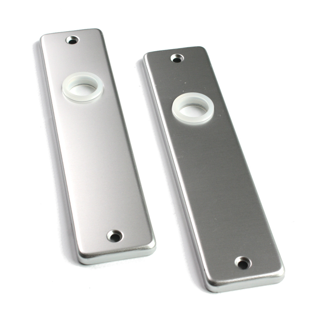 Kortschild blind 180/41 aluminium F1