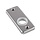 Krukrozet rechthoekig aluminium F1 - 85x34 mm