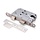 DX Dag & Nachtslot Doornmaat 50 mm RVS Ronde Voorplaat PC