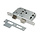 DX WC-badkamerslot 50 MM ronde voorplaat wit