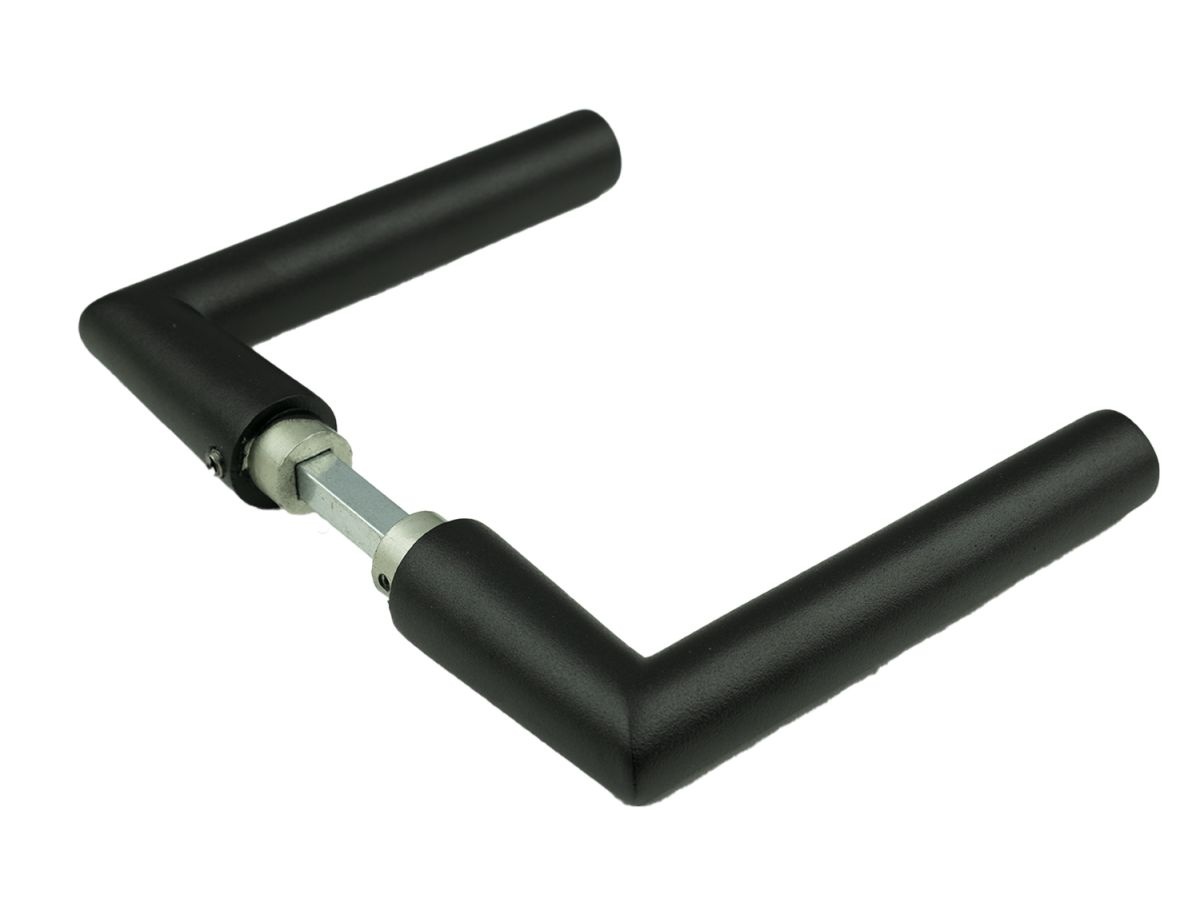 Wemekamp DX Deurkrukset 374 Zwart - Deurdikte 38-42 mm