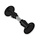 DX Deurknopset 160/50 Zwart 38-42mm | Deurbeslag