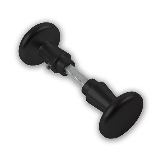 Wemekamp DX Deurknopset 160/50 Zwart 38-42mm | Deurbeslag